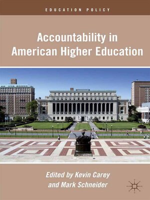 cover image of Accountability in American Higher Education